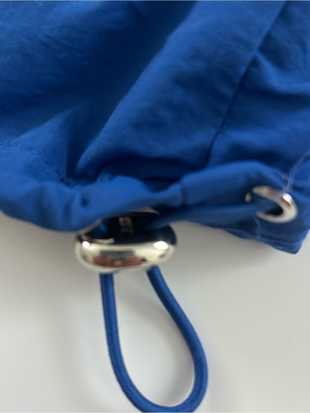 Y2K Blue Rainbow Stripe Track Jacket Zip Up Festival Indie Grunge M - Picture 9 of 13
